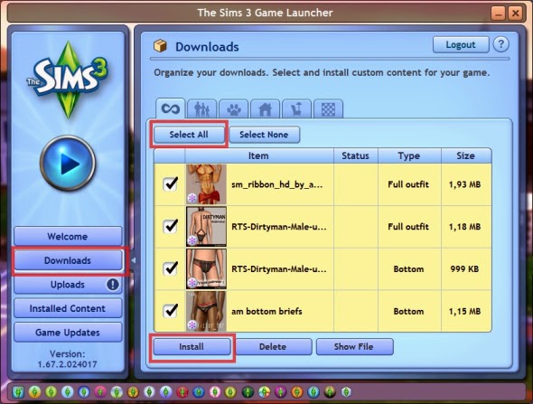Sims 3 Launcher Install